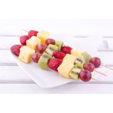Brochetas gigantes de Fruta x10