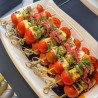Brocheta de cherry doble queso aceituna x15