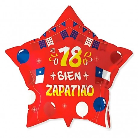 Globos Foil 18 bien zapatiao x1