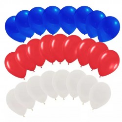 Globos Latex 9¨ tricolor x25