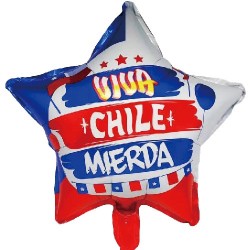 Globos Foil 18 Viva Chile x1