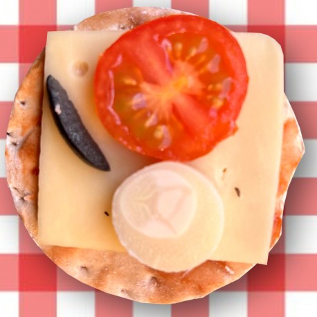 Pizzetas 10cms palmito x25