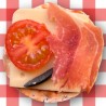 Pizzetas 10cms jamon serrano x25