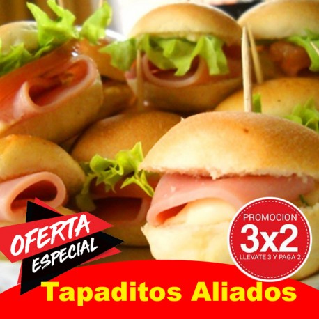 Oferta 3x2 tapaditos aliados x25