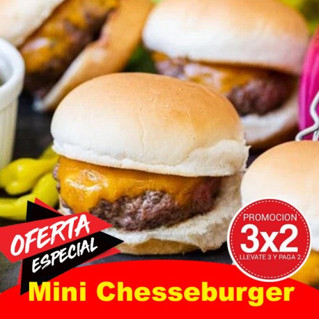 3 bandejas chesseburgers x25 y Pagas 2