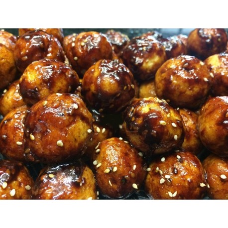 Tabla de Bolitas de Pollo Teriyaki x50