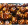 Tabla de Bolitas de Pollo Teriyaki x50