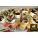 Brochetas de Marshmallow con chocolate y gomitas x20