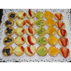 Mini tartaletas de frutas x25